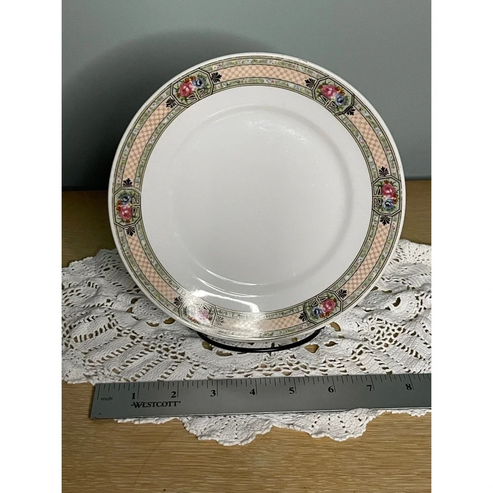 Antique Carl Tielsch C.T. Altwasser Silesia Germany Porcelain toast plate 1920s